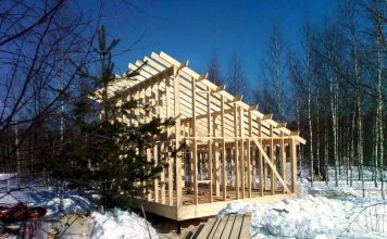 Незаменимые вещи на стройке загородного дома* Стройка дома зимой